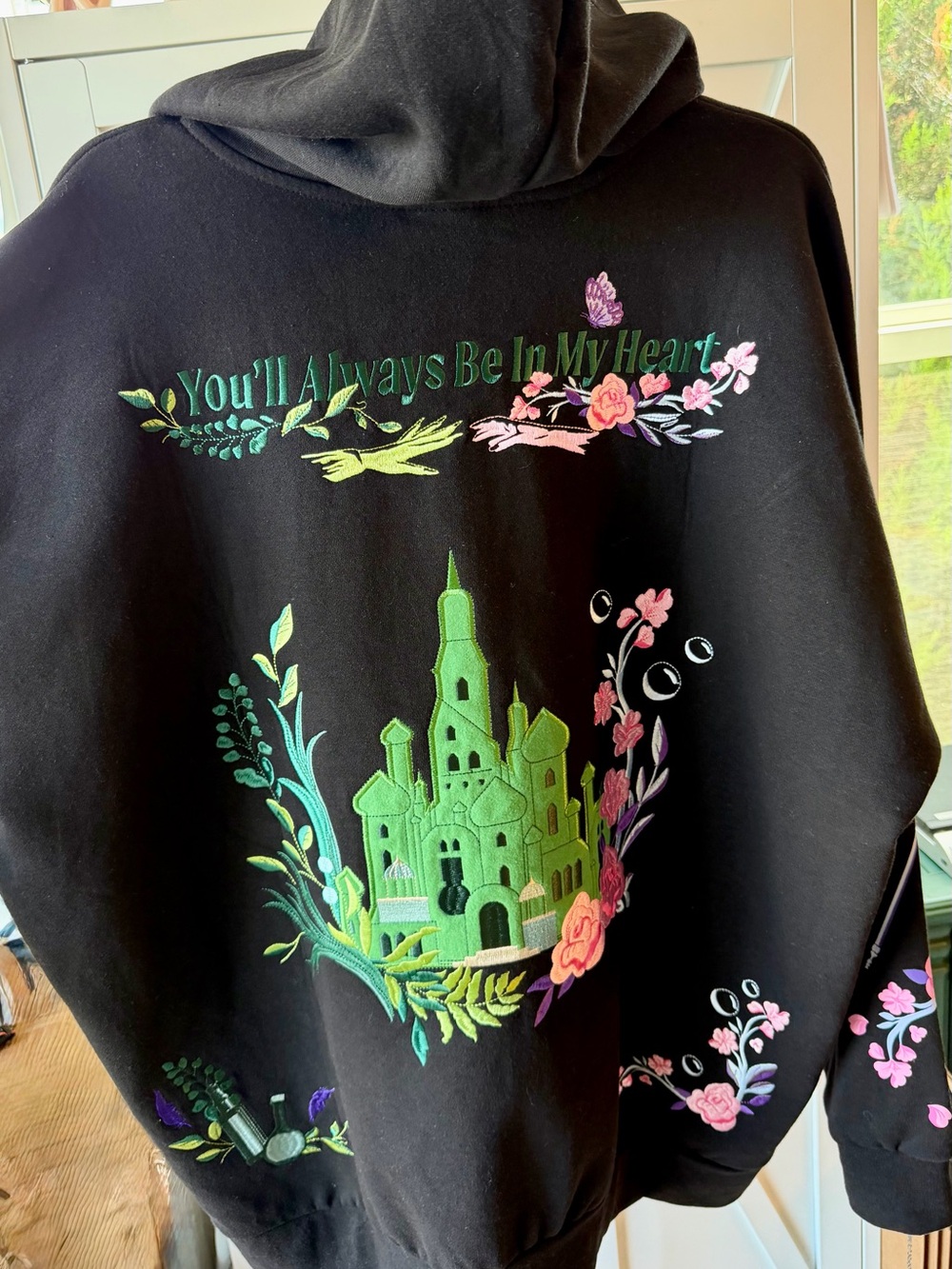 Her Universe Wicked Elphaba & Glinda Duo Embroidered Girls Hoodie - Picture 2 of 12
